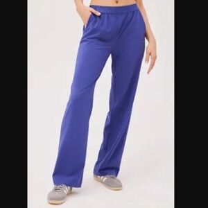 Outdoor Voices Relay Wide-Leg Track Pants Size Small